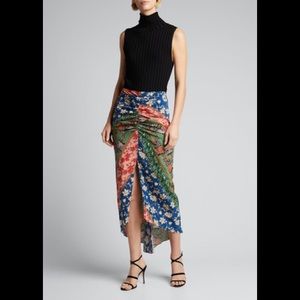 Veronica Beard NWOT Silk Midi Skirt